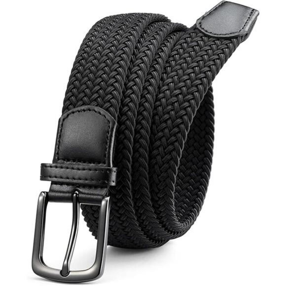 CHAOREN Mens Braided Stretch Belt Golf Casual Belt for Jeans Shorts Pants - Picture 7 of 7